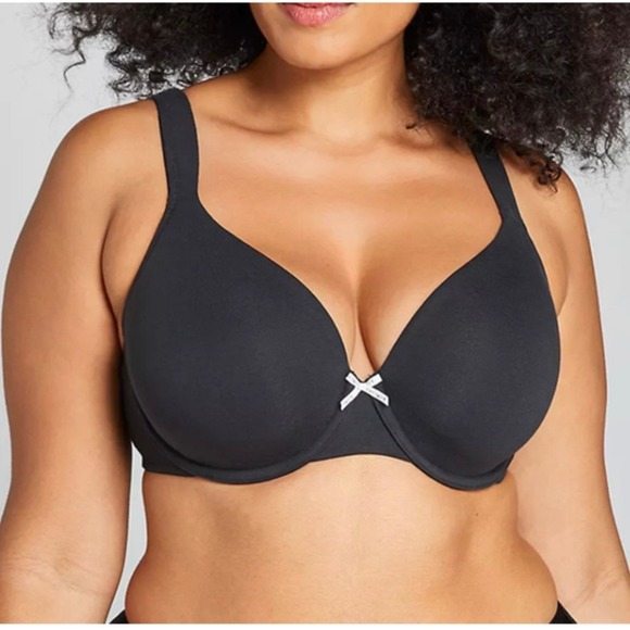 Cacique Other - Cacique Black Boost Plunge T-Shirt Bra NWT Size 38G